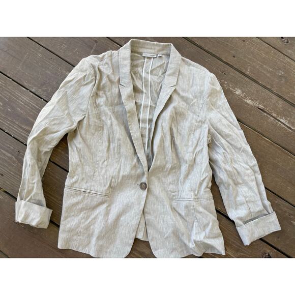 Halogen womens xl lightweight tan blazer - Picture 1 of 3